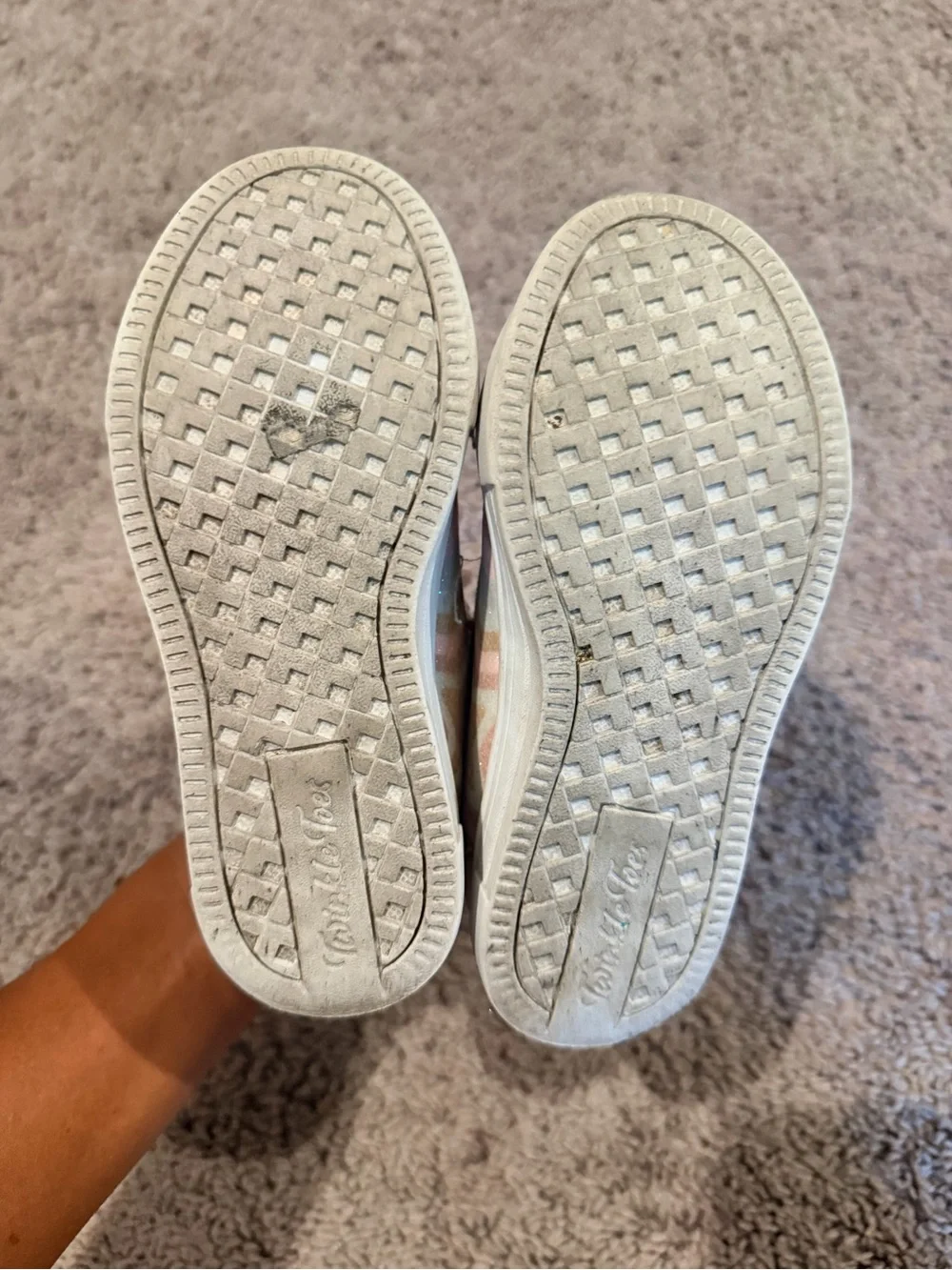 Skechers Kids Pink Glitter Star Sneakers
